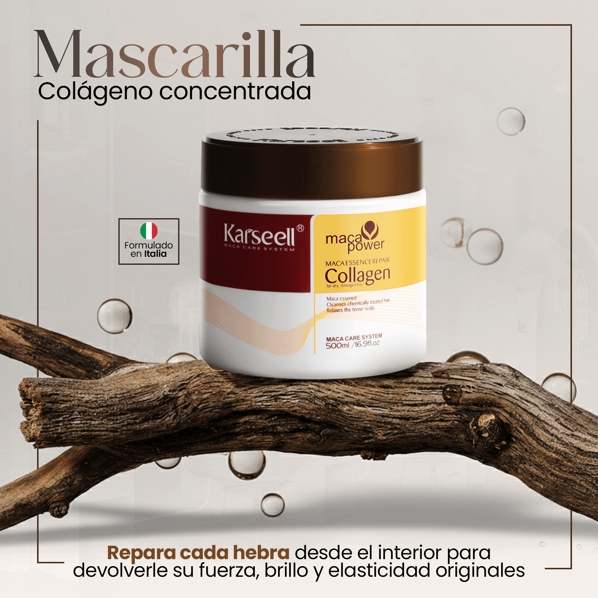 Mascarilla Capilar Karseell Collagen